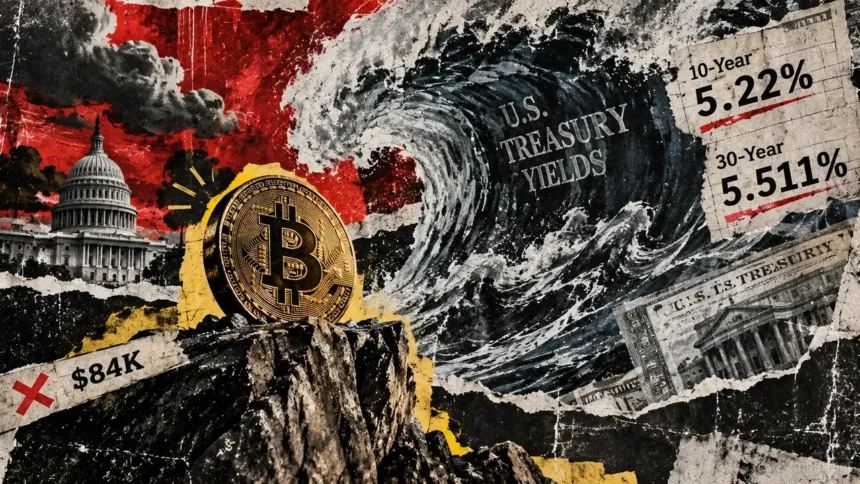 Bitcoin survives a 5.2% Treasury shock as traders slash $1.7 billion in leverage