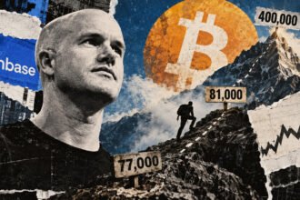 Coinbase CEO sees Bitcoin at $400,000, but first it has to clear $81,000