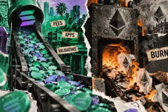 Solana flips Ethereum in fees, while ETH holds the burn lead