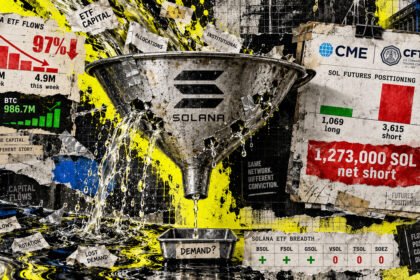Solana’s weekly ETF inflows fell 97% while CME funds became less net short