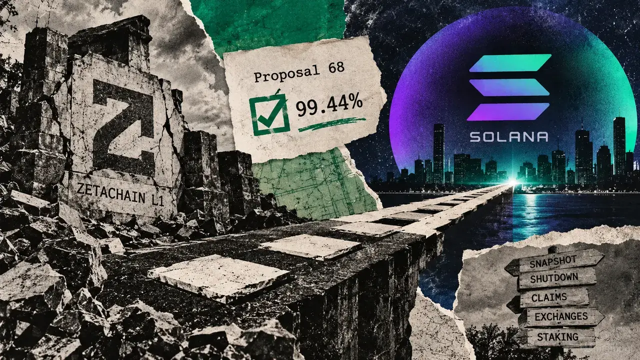 This blockchain just voted to shut itself down for a Solana-powered AI pivot