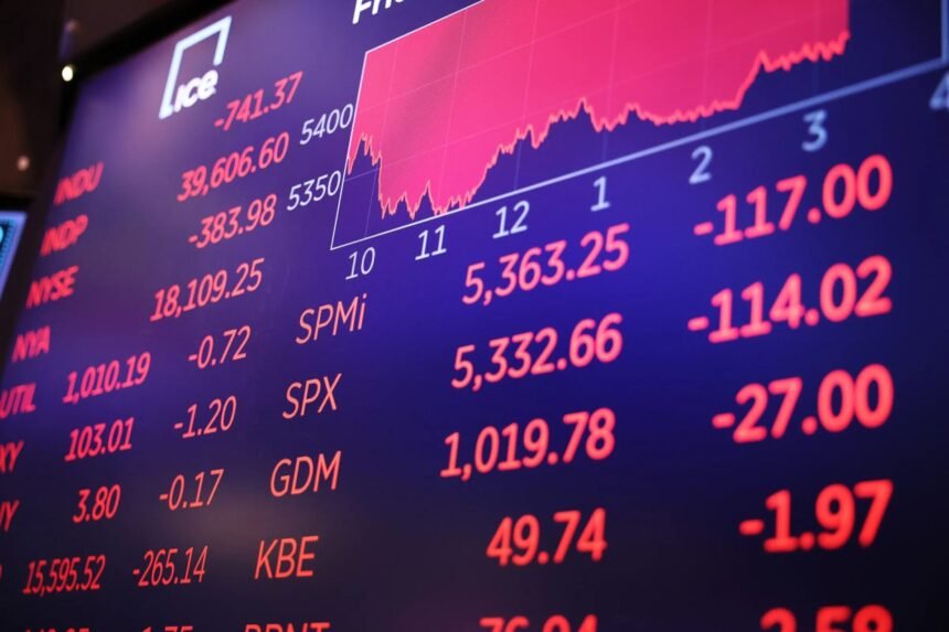 Stock Market Crash Drop Fall