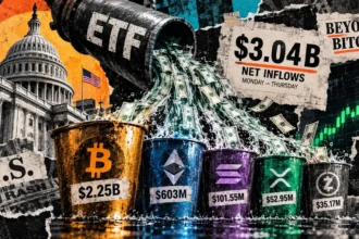 US crypto ETFs draw over $3 billion this week, with nearly $800 million flowing beyond Bitcoin