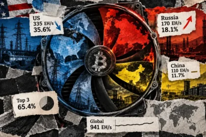 3 countries control 66% of Bitcoin mining, but 1 rival is gaining