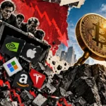 Bitcoin fell 1.3% while Nasdaq-100 lost 5.5% in last week’s tech selloff