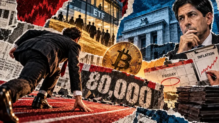 Bitcoin’s $80,000 floor faces Friday inflation test as ETF inflows lose momentum