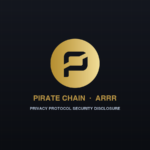 Pirate Chain ARRR official cryptocurrency emblem and privacy blockchain insignia
