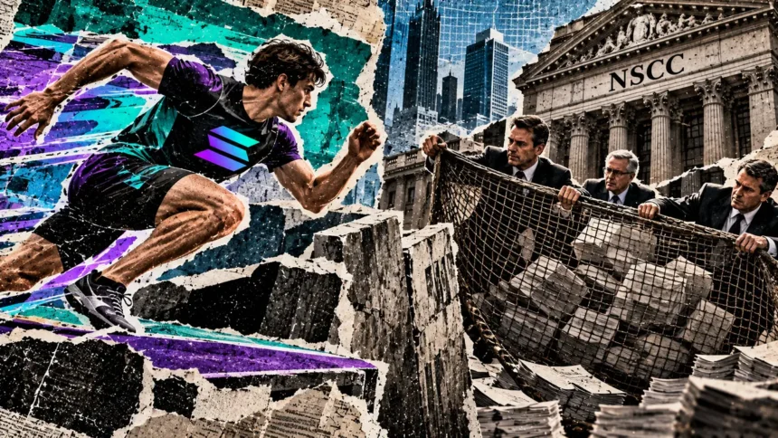Solana targets faster finality, while Wall Street cuts the cash that must move